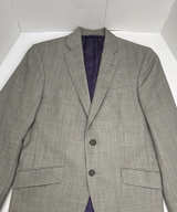 Ted Baker Light Gray Sport Coat with Purple Lining - Image 1