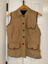 Ralph Lauren Reversible Utility Vest Black/Khaki - Image 1
