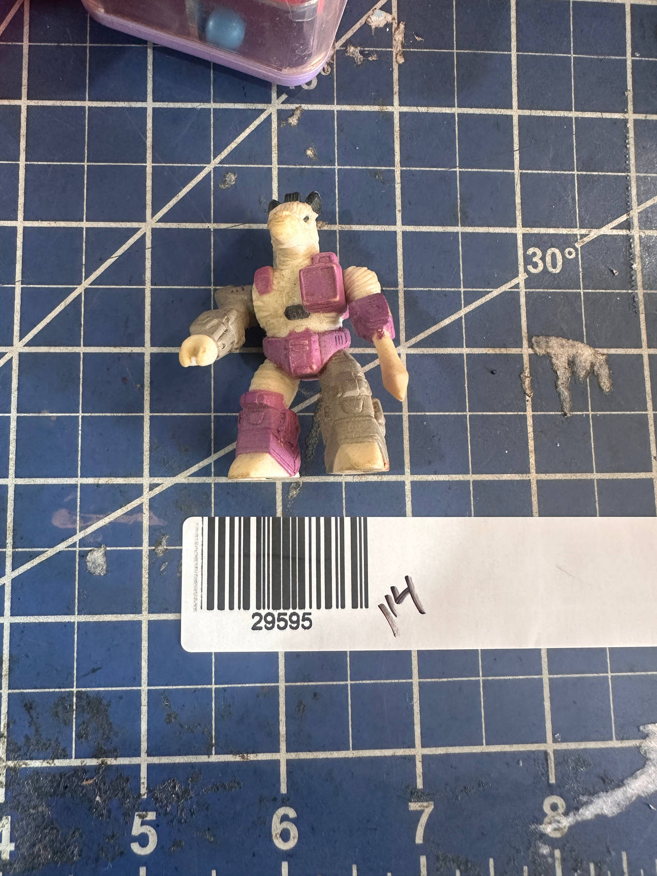 Battle Beasts ZEALOT ZEBRA vtg 1987 action figure 114