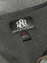 Rock & Republic Men's Full Zip Moto Jacket - Image 3