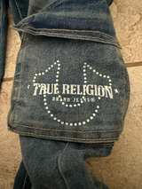 True Religion Kids Wide Leg Cargo Jeans- Size 8 - Image 5