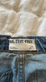 We The Free Tinsley Baggy Mid Rise Straight Leg Jeans Medium Wash Denim: 24 - Image 4