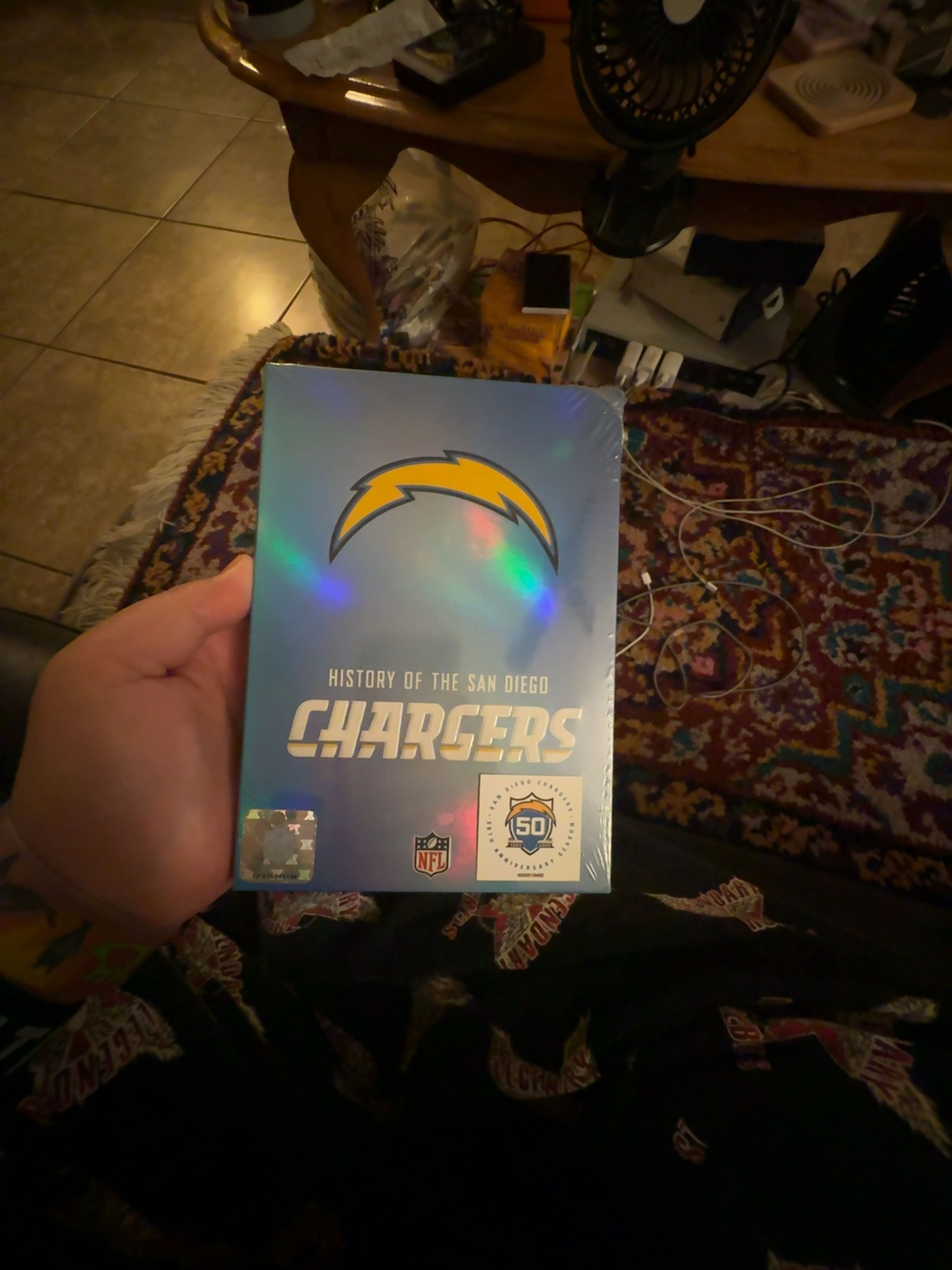 NFL History of the San Diego Chargers DVD