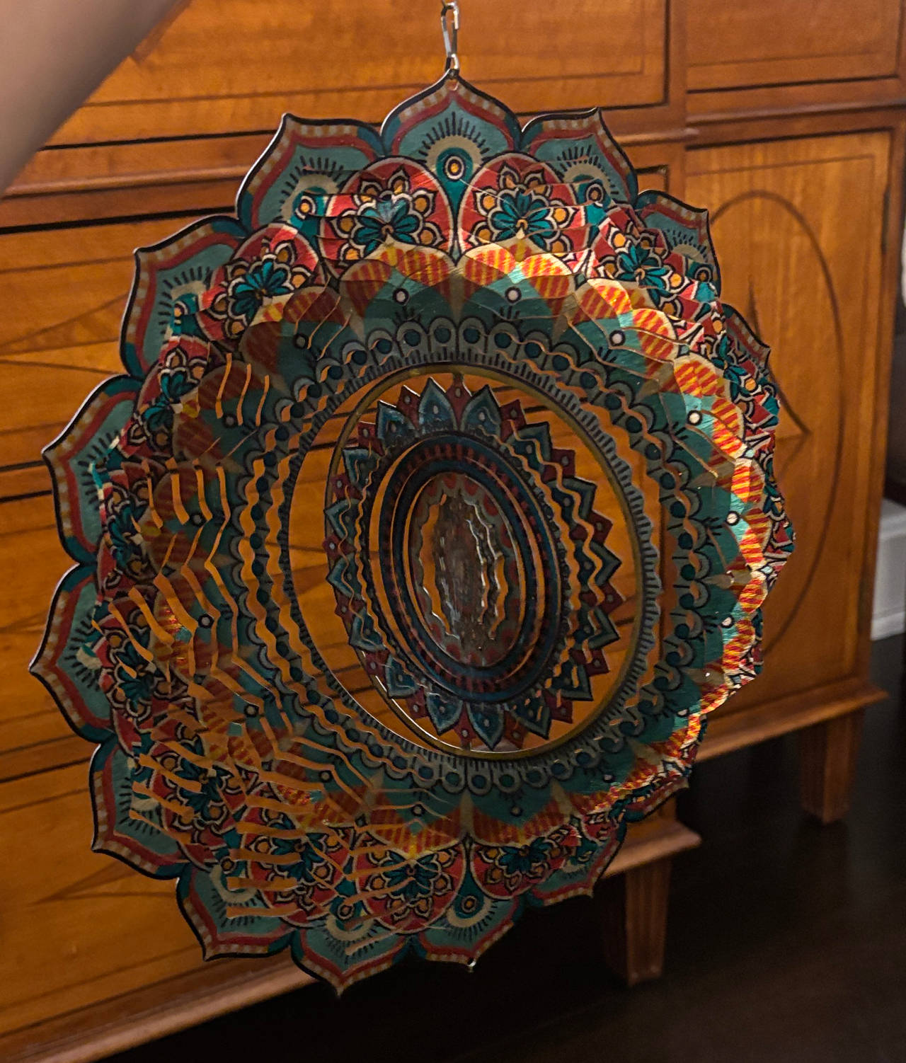 Mandala Metal Wind Spinner