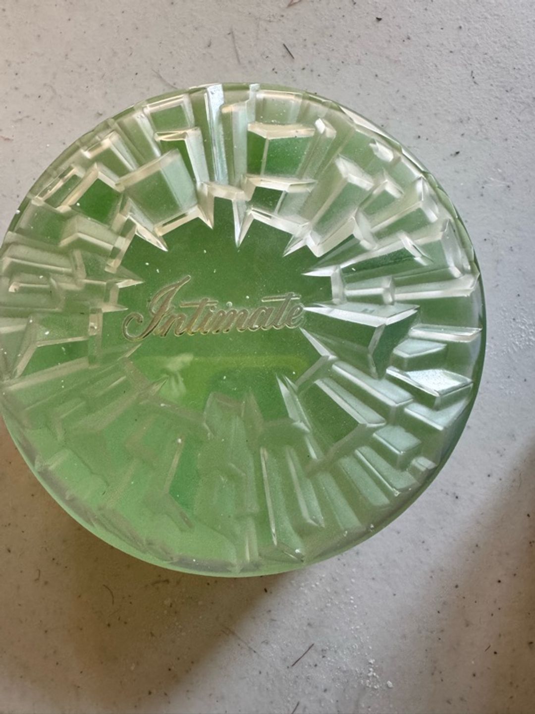 Hazel Atlas Green Uranium Glass Bowl