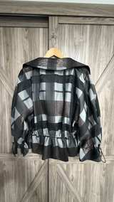 Lindi Metallic Plaid Anorak Jacket - Image 3