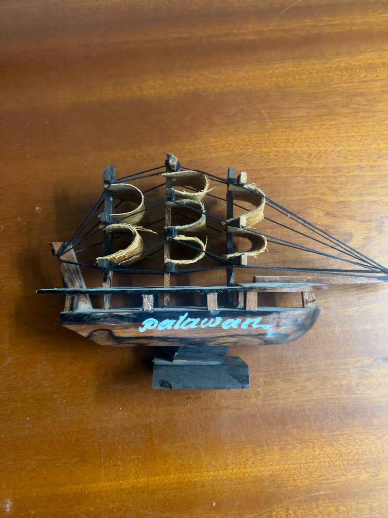 Handmade Wooden Sailing Ship Model