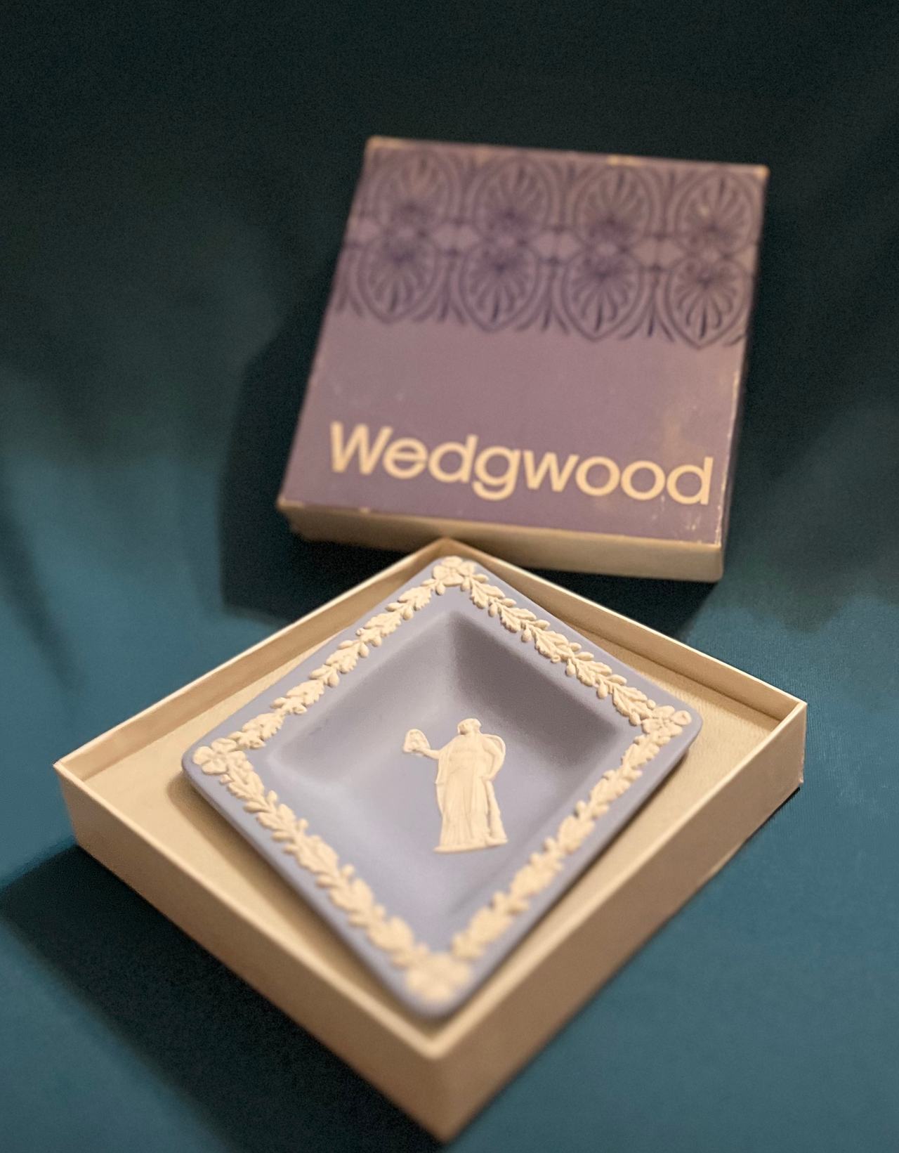 Wedgwood Jasperware Square Trinket Dish