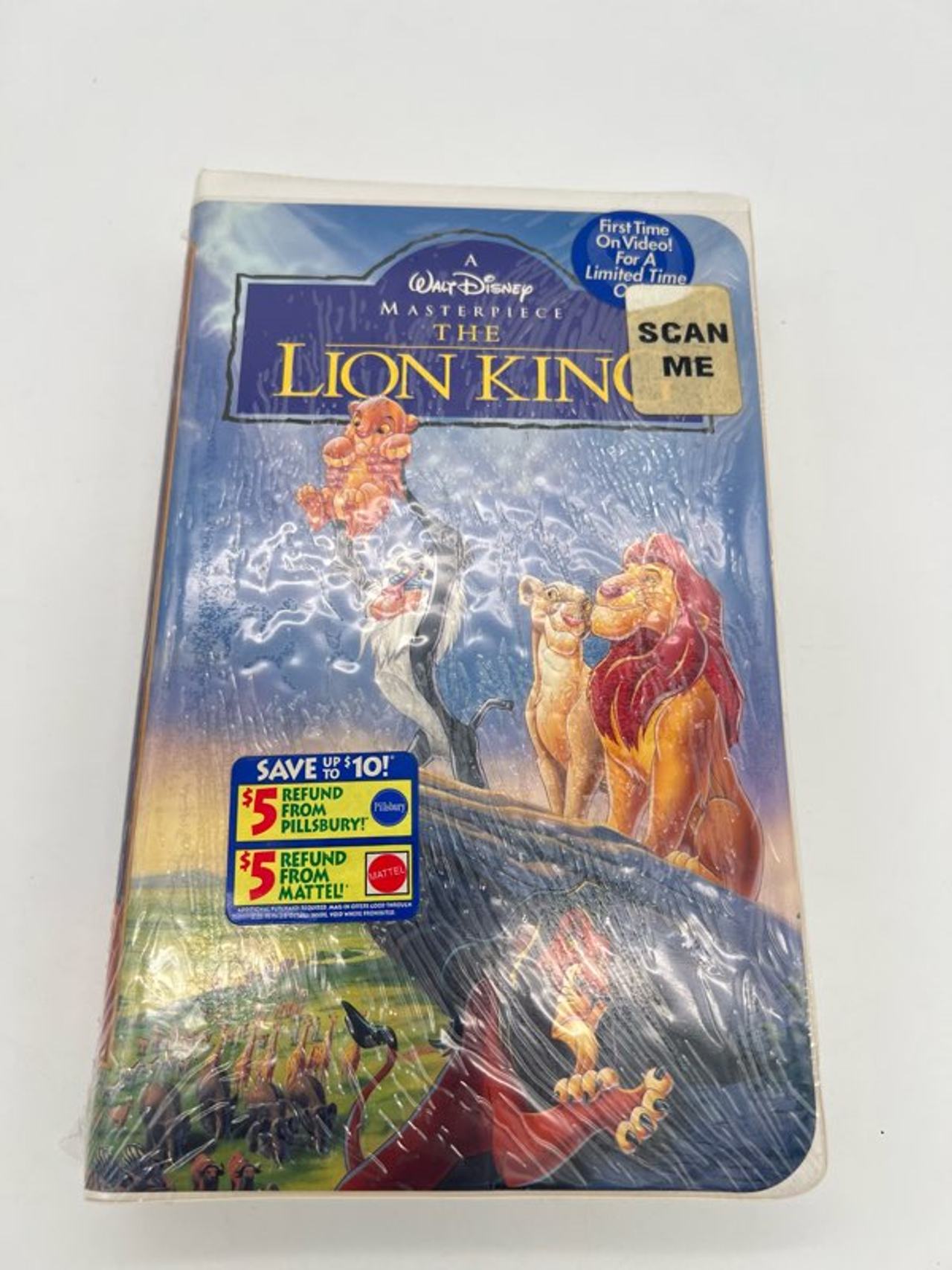 The Lion King VHS Sealed 1995 Disney Masterpiece Collection #2977
