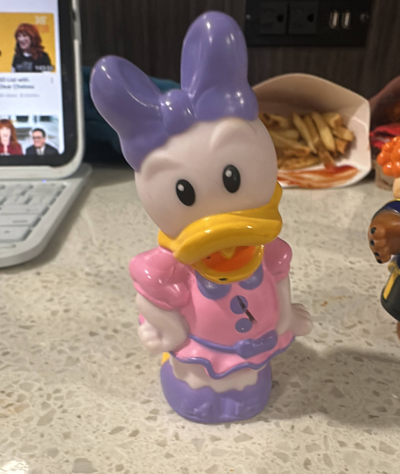 Fisher-Price Little People Disney pink lavender DAISY DUCK  Figure