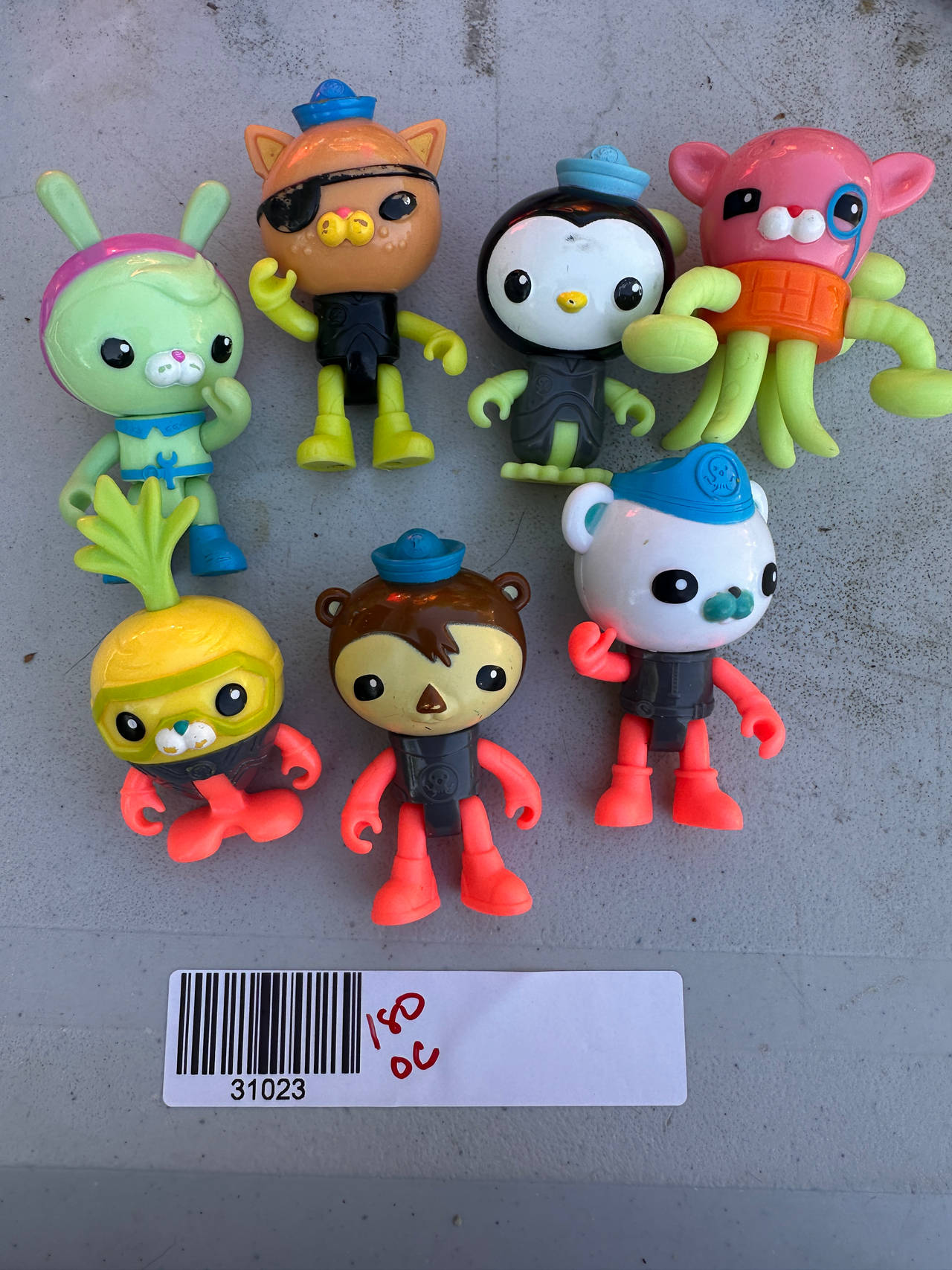 Octonauts Deep Sea Glow in the Dark Figure Set. 180