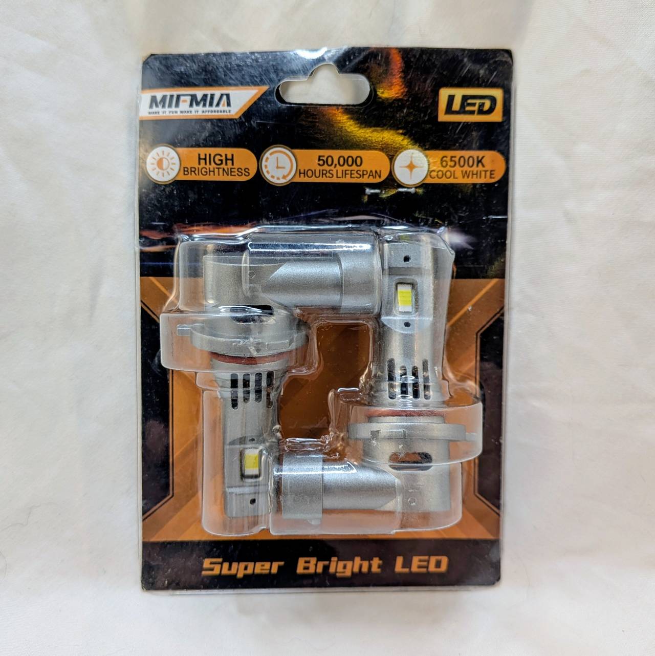 MIFMIA Super Bright LED Headlight Bulbs 6500K Cool White