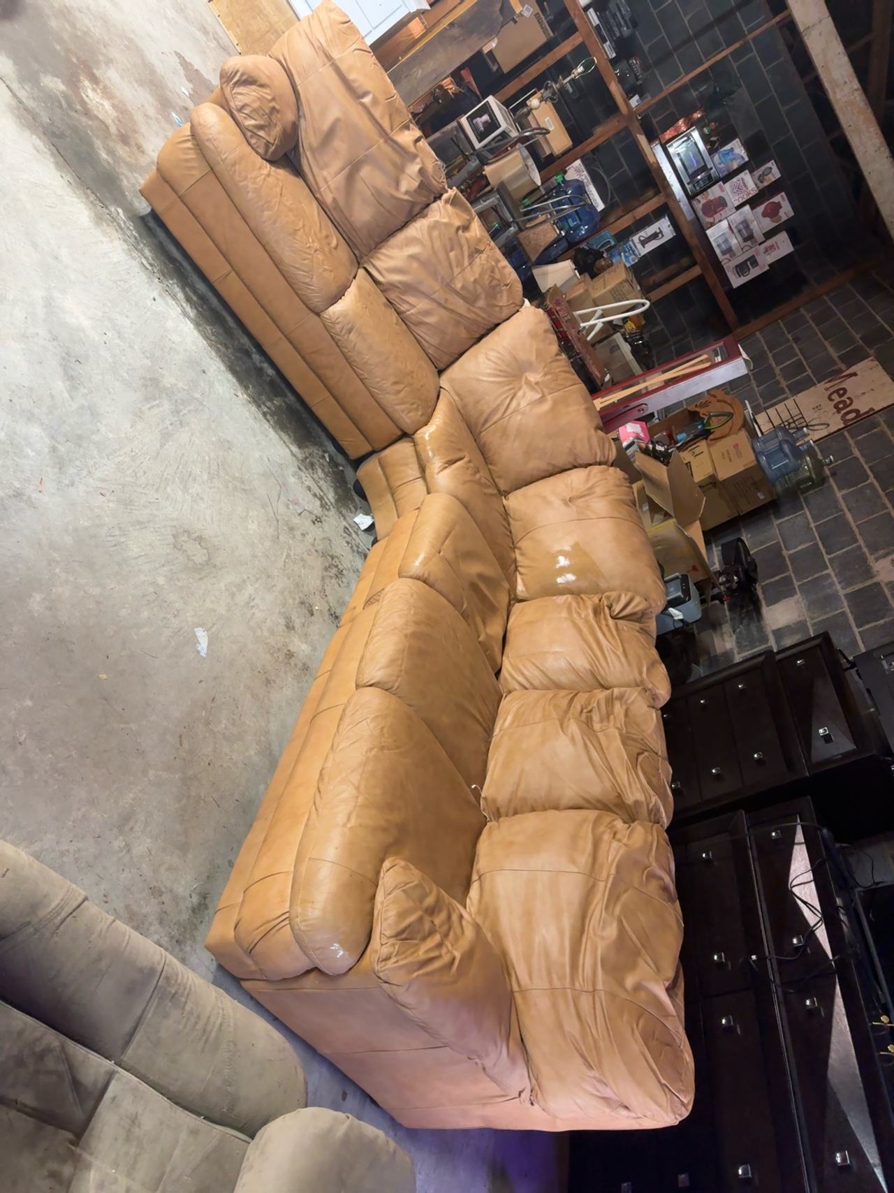 Hancock & Moore Leather Sectional – Serginia Beach – Custom Luxury Sofa