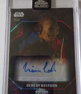 2023 Topps Chrome Black Star Wars Ochi of Bestoon Autograph /99 - Image 2