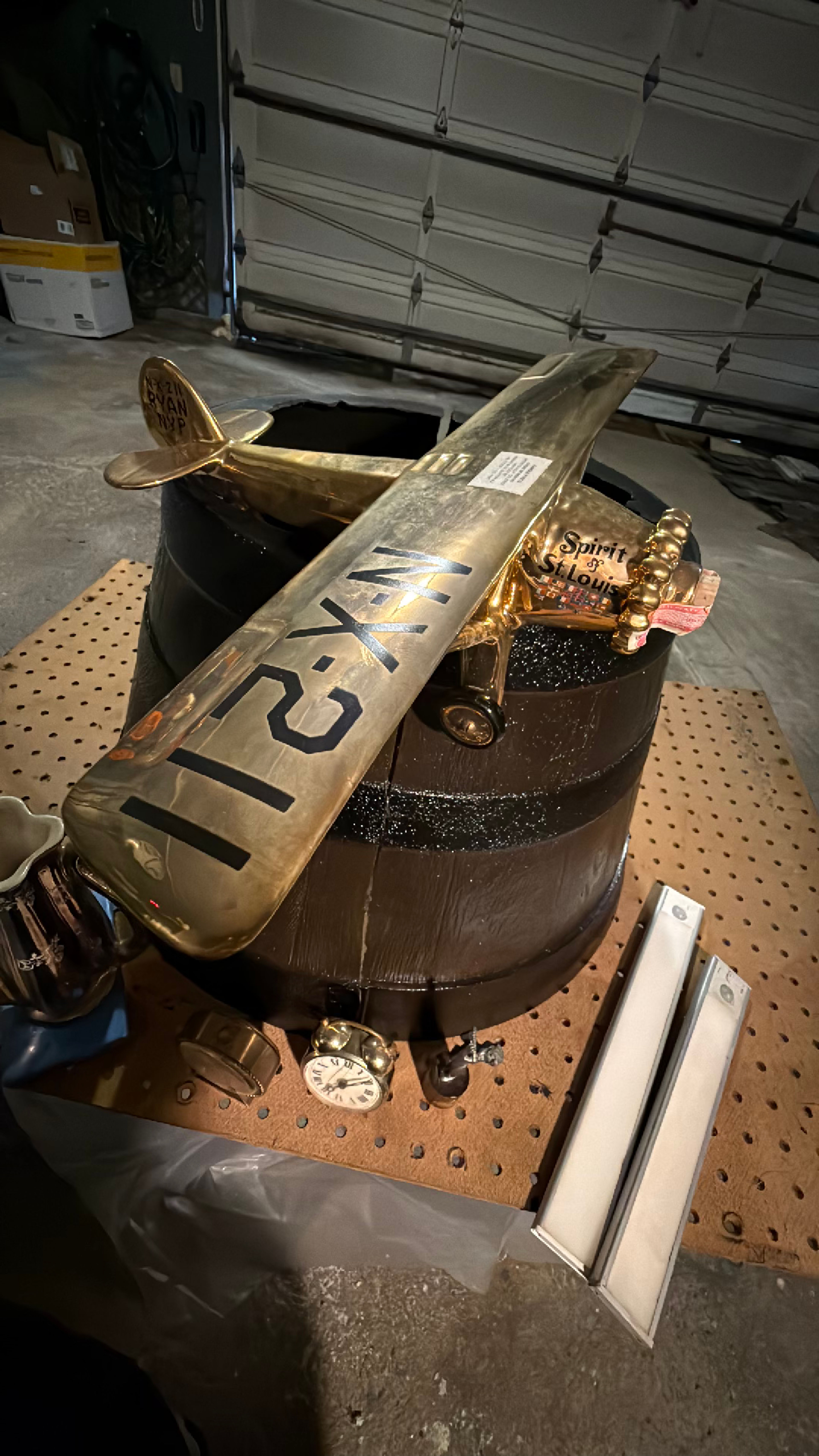 Famous First Spirit of St. Louis Golden Anniversary Decanter - Image 2