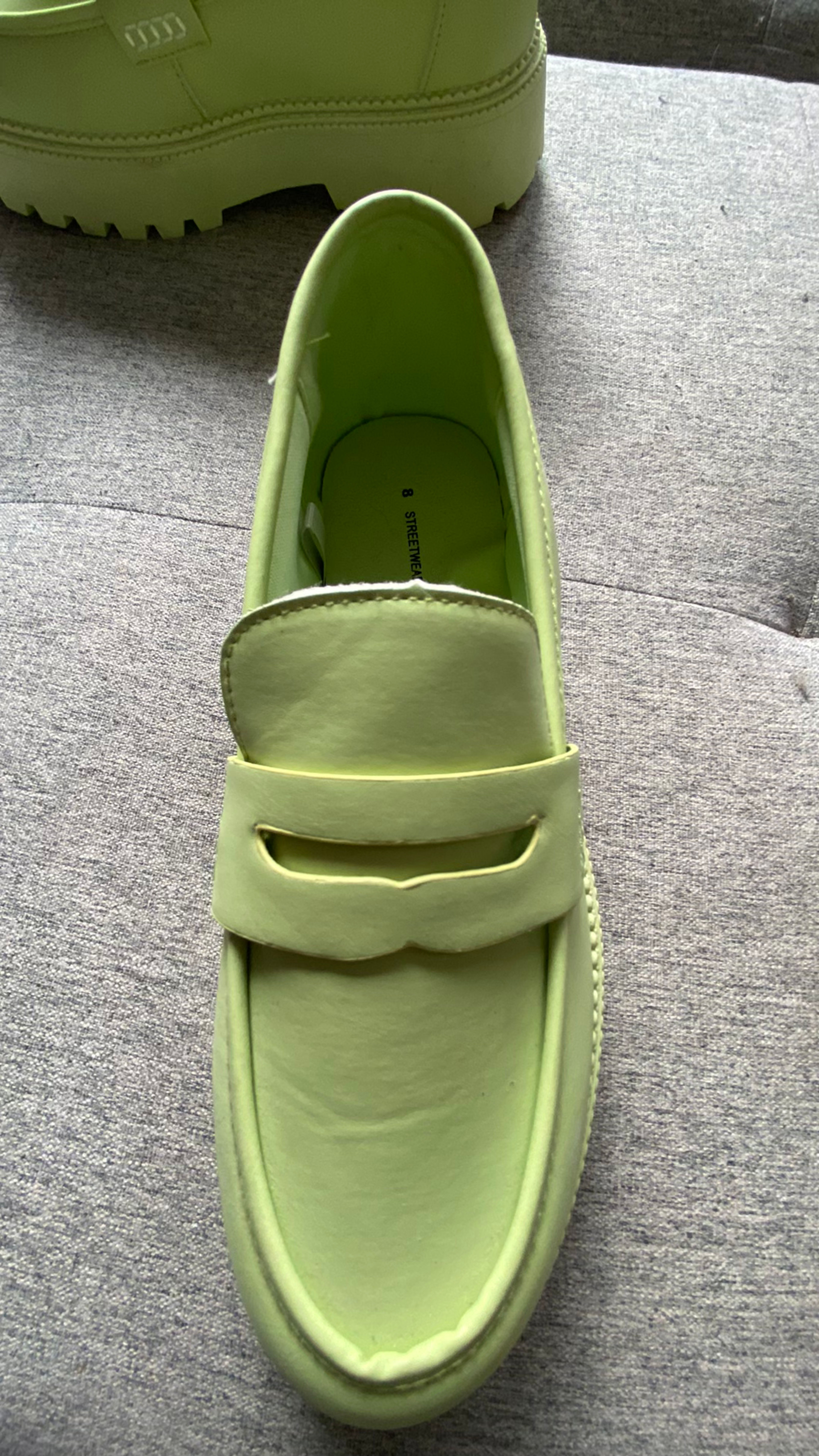 New W/ tags: Chartreuse Loafers size 8 - Image 3