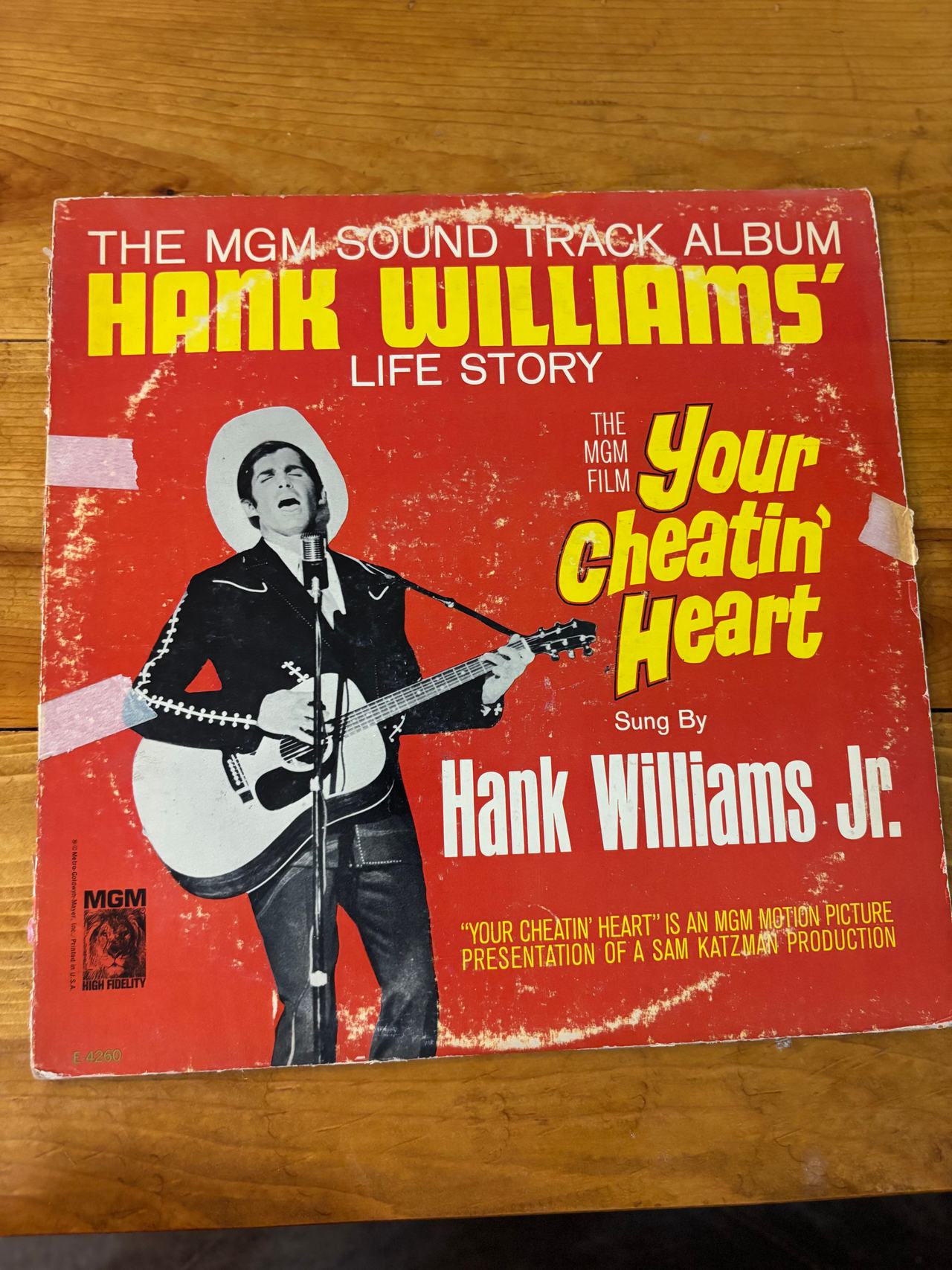 Hank Williams Jr. - Your Cheatin' Heart Soundtrack Vinyl LP