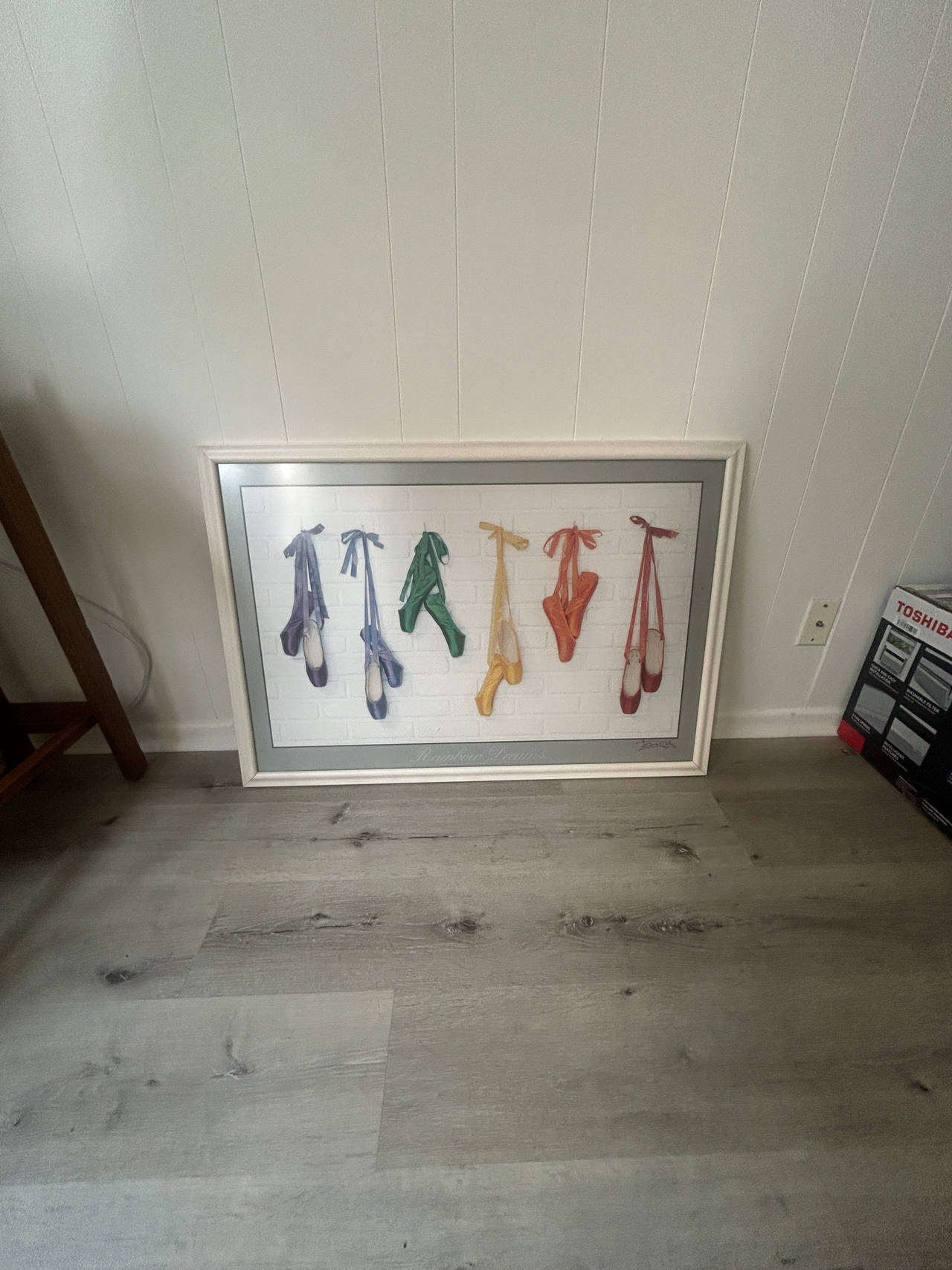 Framed Ballet Shoes Art Print