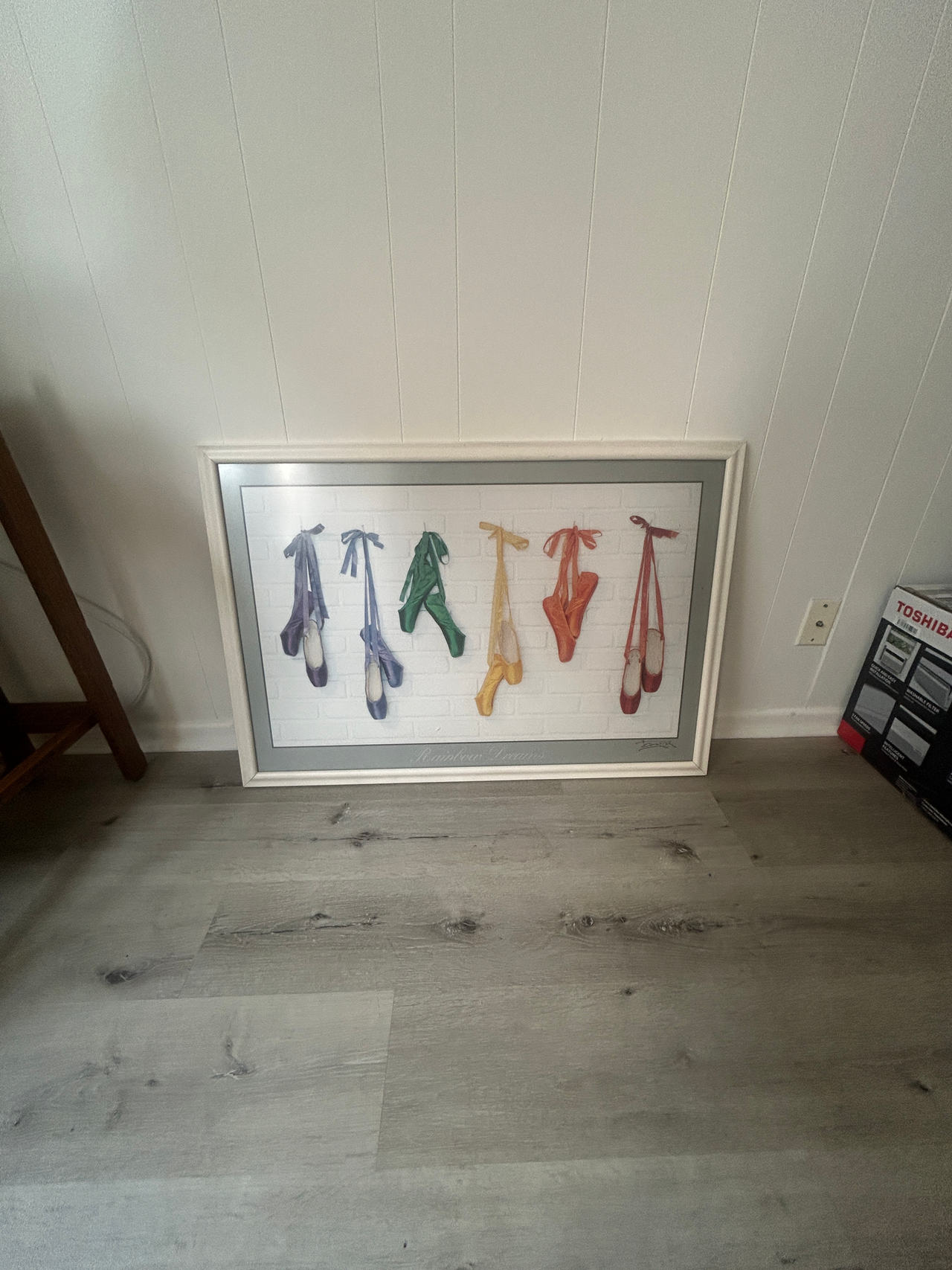 Framed Ballet Shoes Art Print