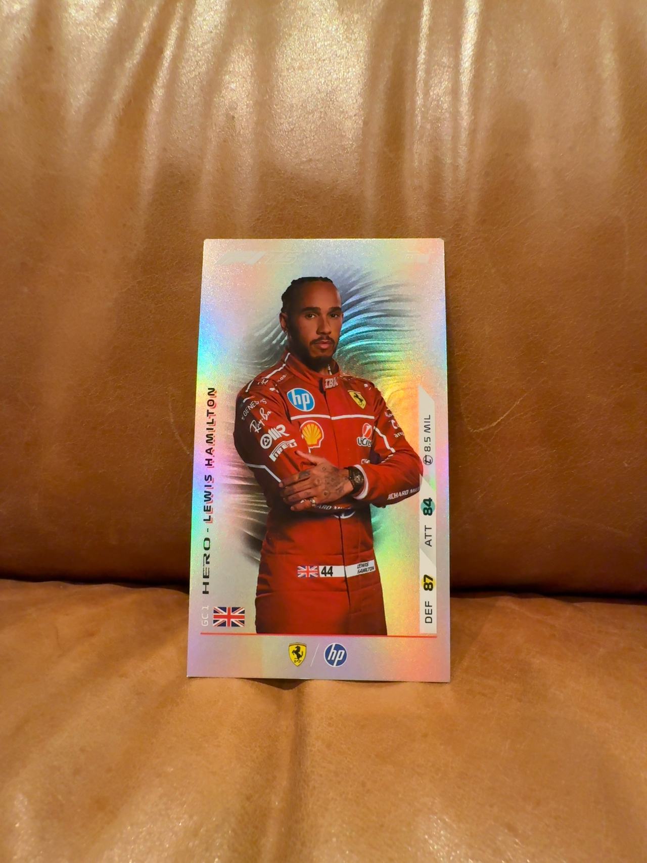 Topps F1 Turbo Attax 2025 Lewis Hamilton Giant Card (Ferrari)
