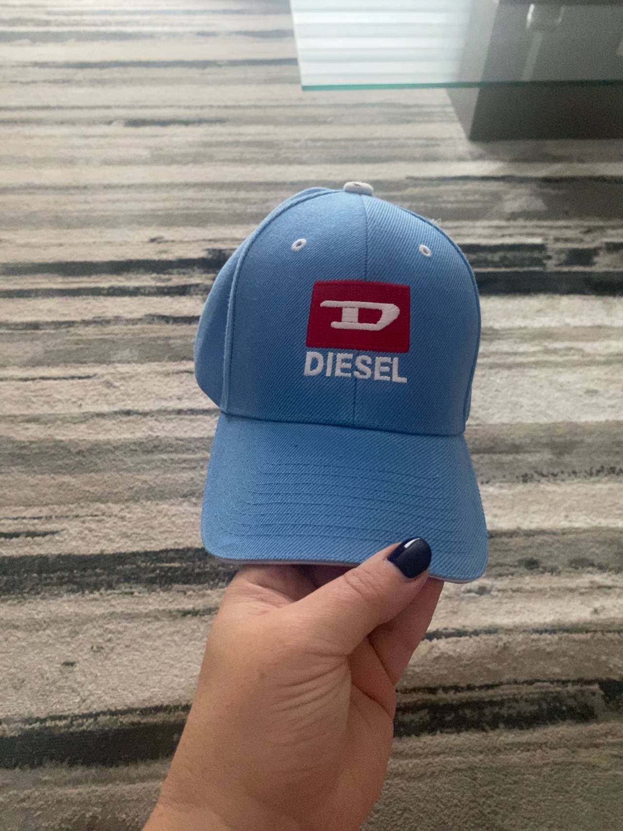 Diesel Corry-Div Baseball Cap Blue