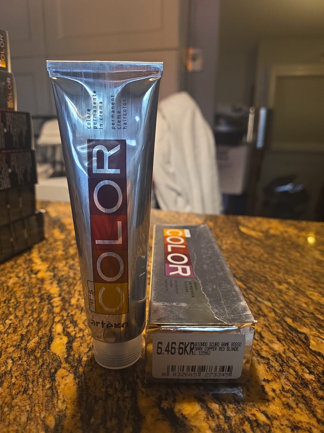 Artego It's Color Permanent Hair Color 6.46KR Dark Copper Red Blonde