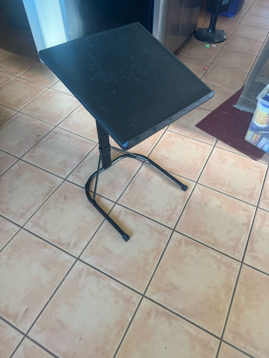 Mainstays Adjustable Height Folding Activity Table - Black