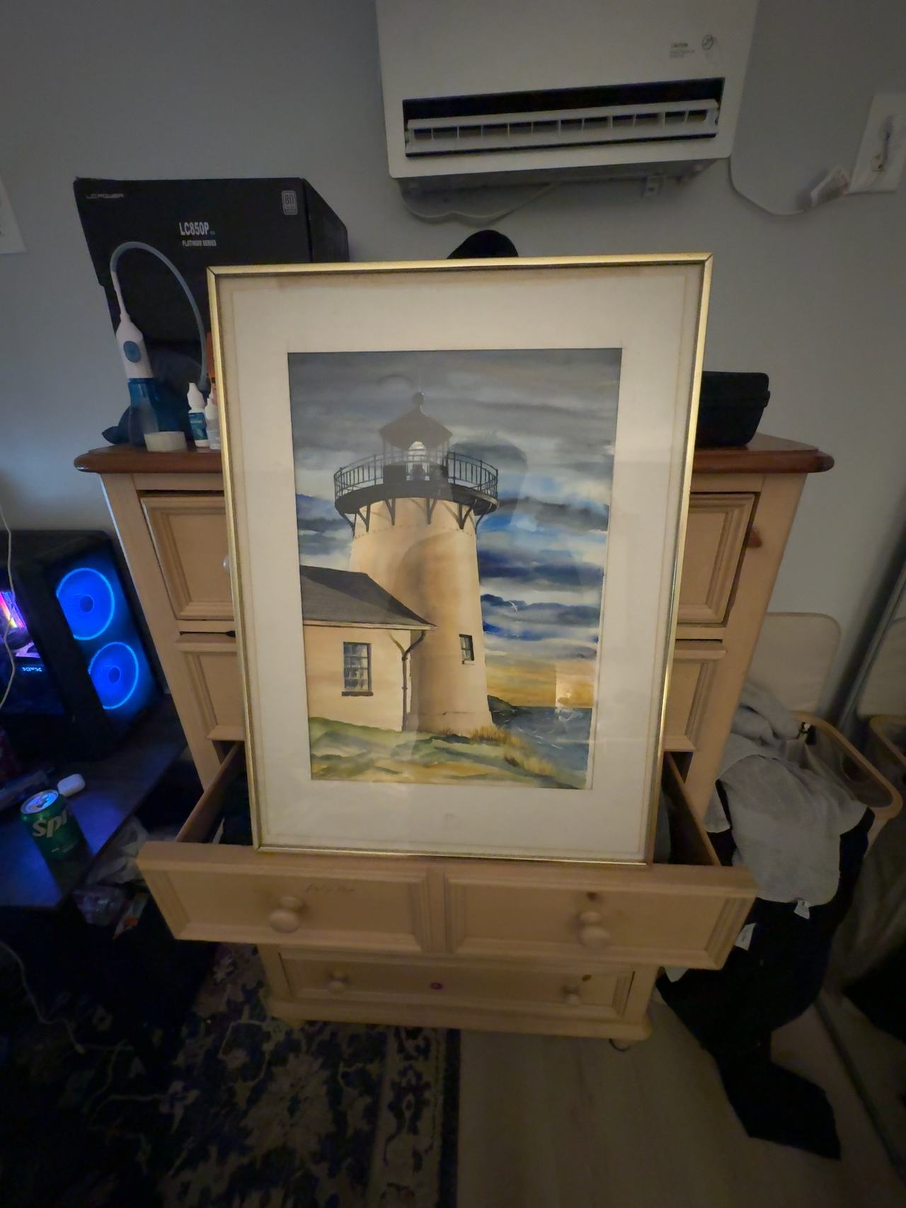 Brant Point Light Watercolor Painting
