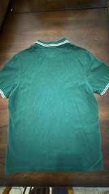 Fred Perry Twin Tipped Polo Shirt Green: Large - Image 3