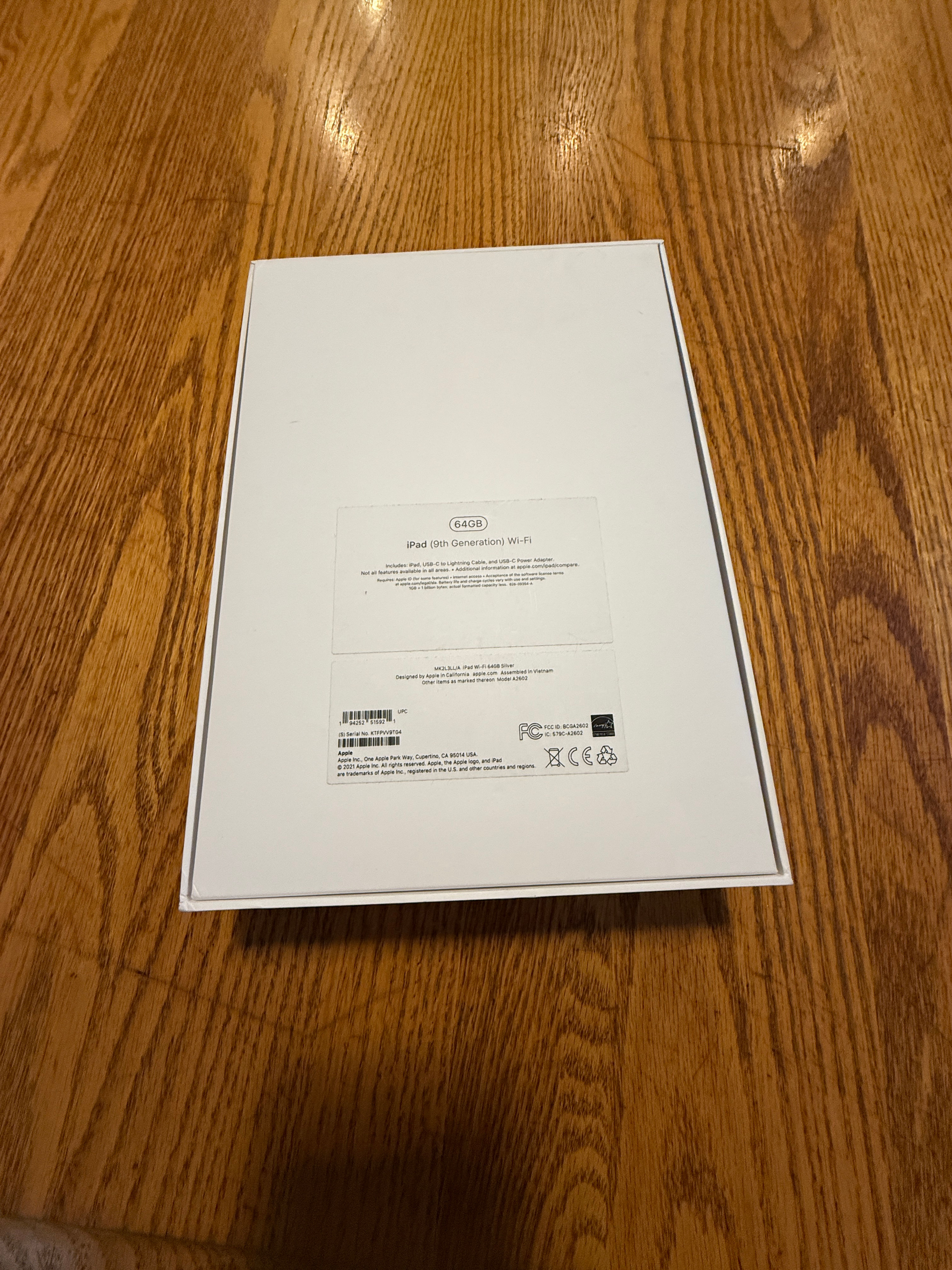 Apple iPad (9th Generation) Wi-Fi