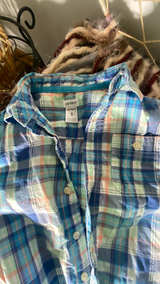 Carter's Boys Plaid Short Sleeve Button-Up Shirt - Image 2