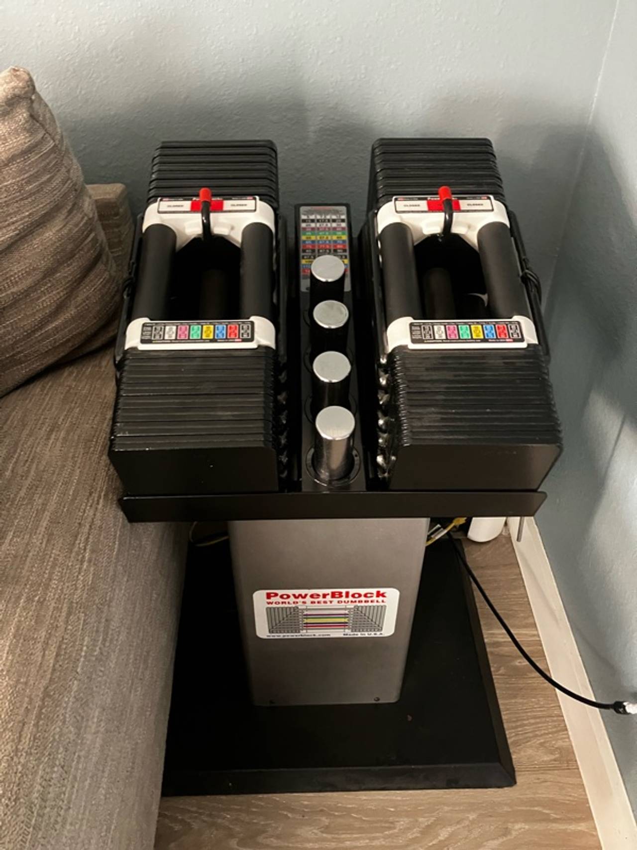 PowerBlock Elite USA 90 Adjustable Dumbbells