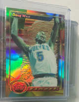 1993-94 Topps Finest Doug West Refractor #111 - Image 1