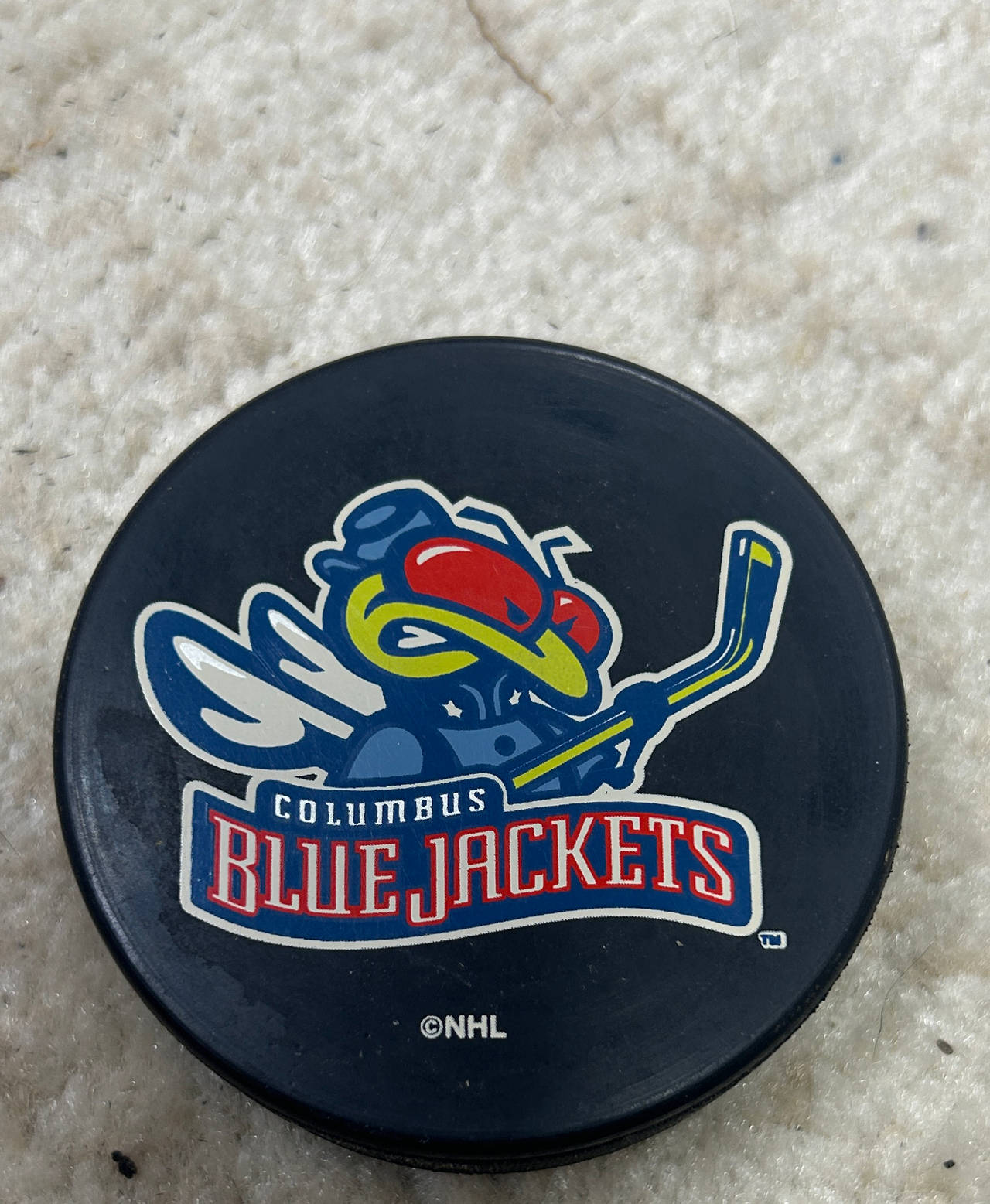 Columbus Blue Jackets Souvenir Hockey Puck
