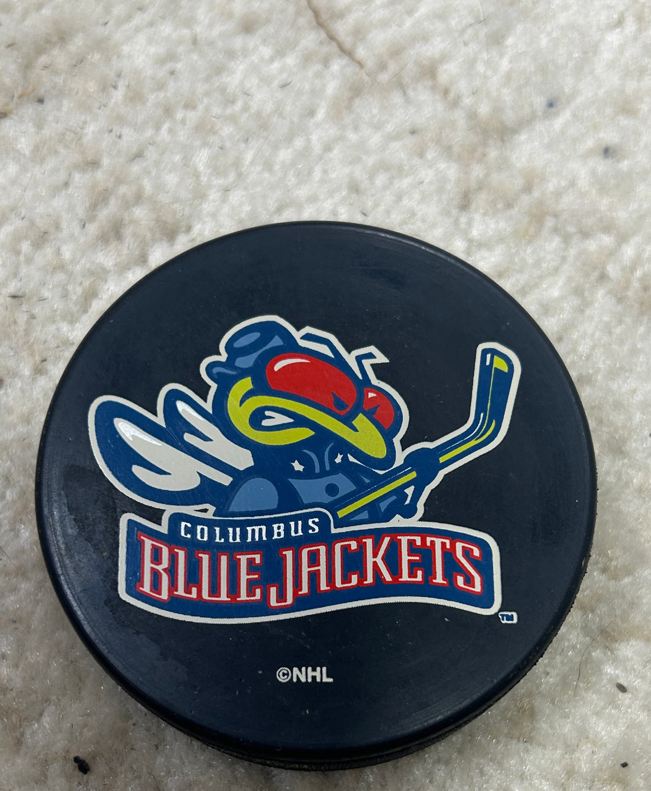 Columbus Blue Jackets Souvenir Hockey Puck