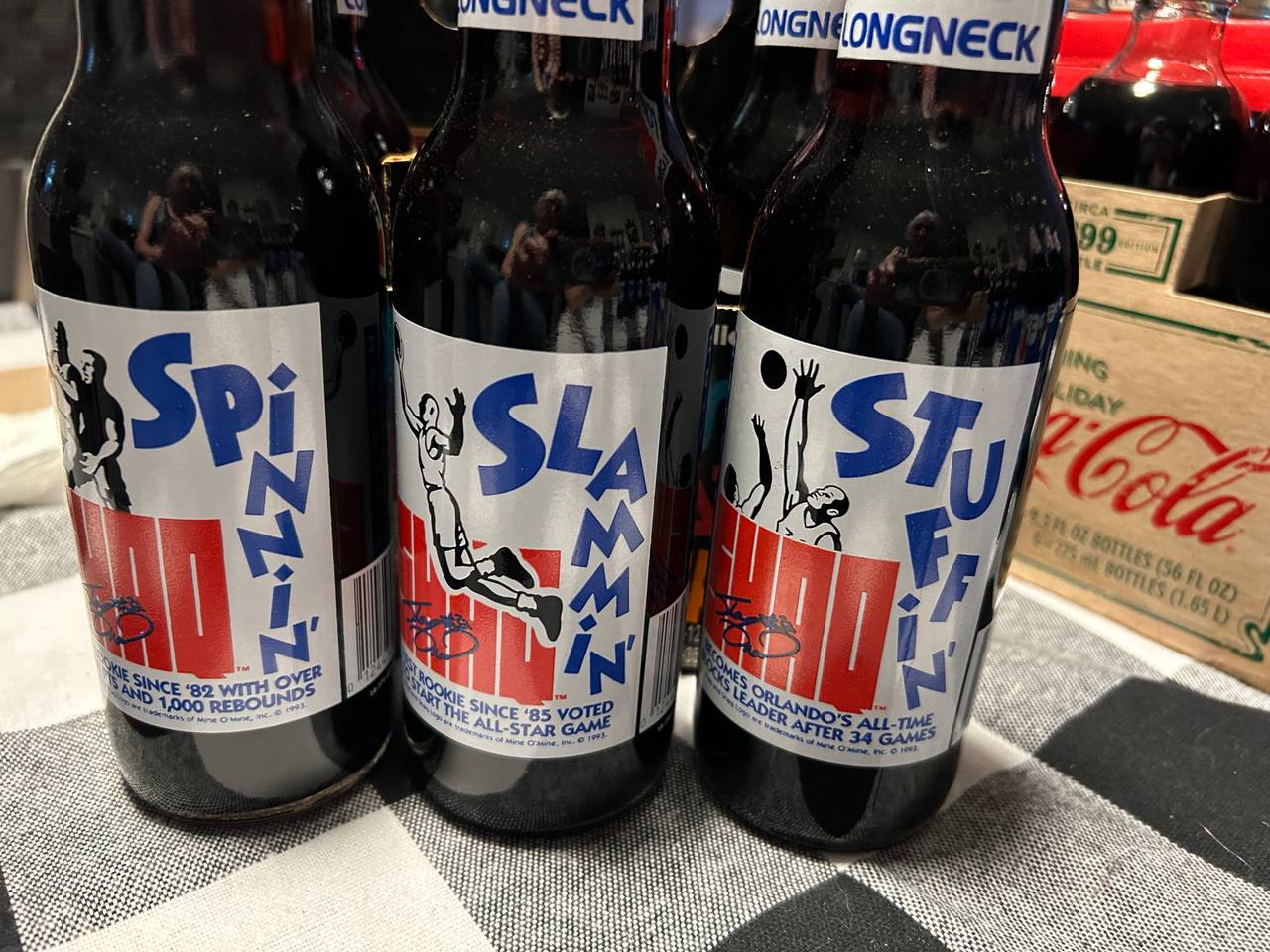 Pepsi Shaq Attaq Collector's Edition 6-Pack Glass Bottles
