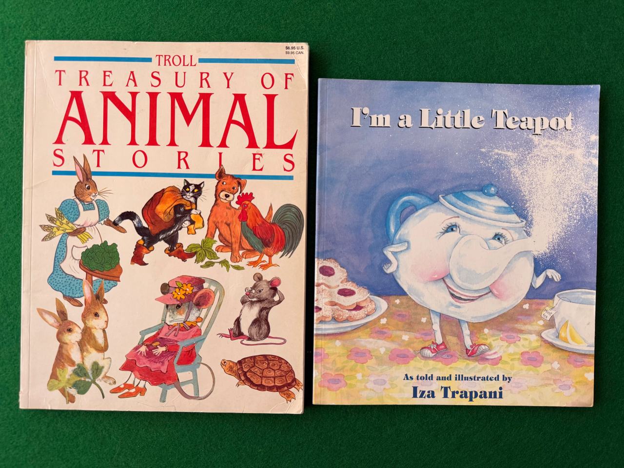 2 Set Classical Story Books;I'm a Little Teapot & The Treasury of Animal Stories