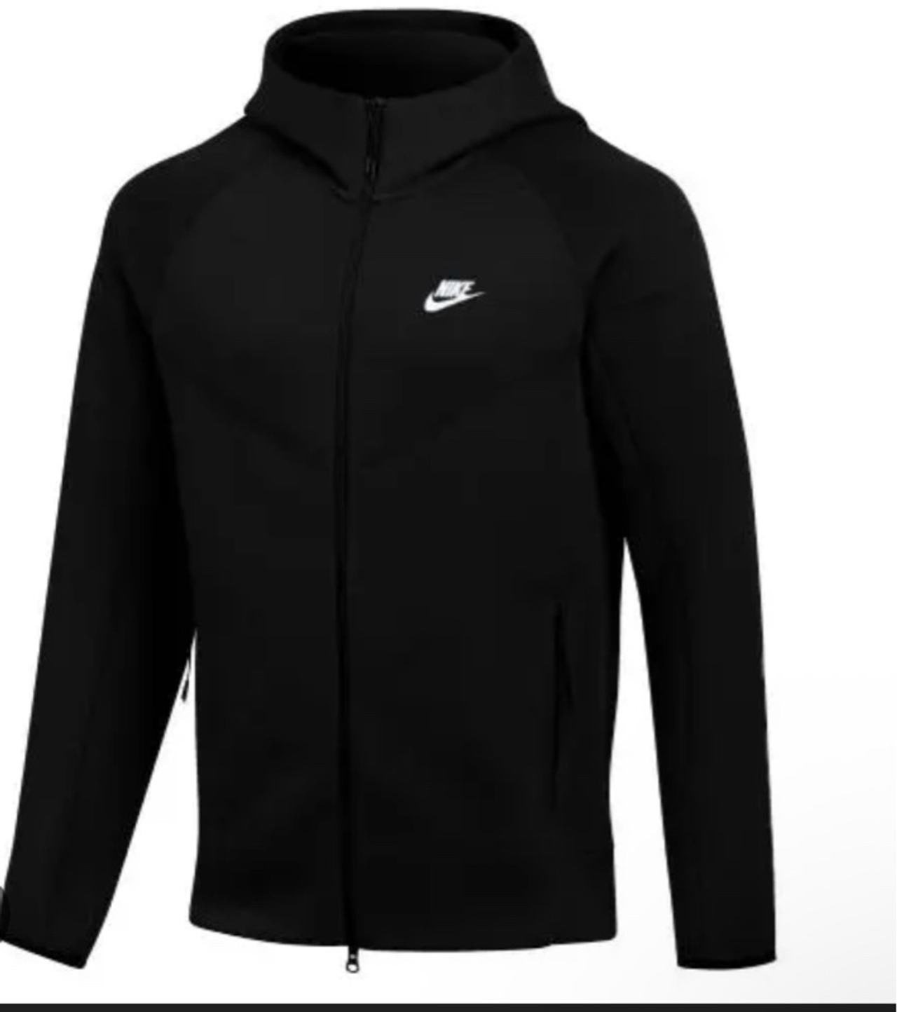 Nike Tech Fleece Full-Zip Hoodie Black