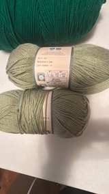 Bundle of colors with some new including Red Heart Super Saver Yarn - Image 5