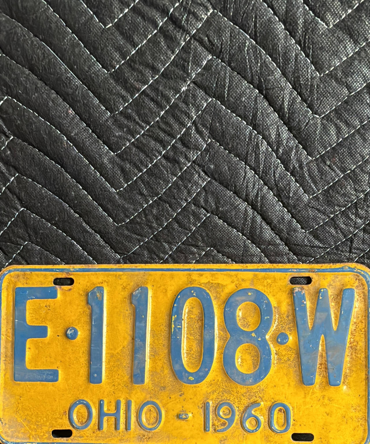 1960 Ohio License Plate