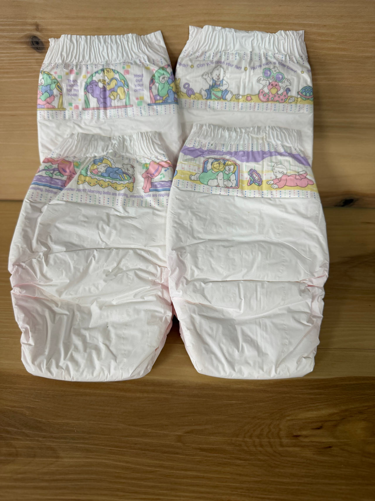 Vintage Huggies Nursery Rhyme Diapers