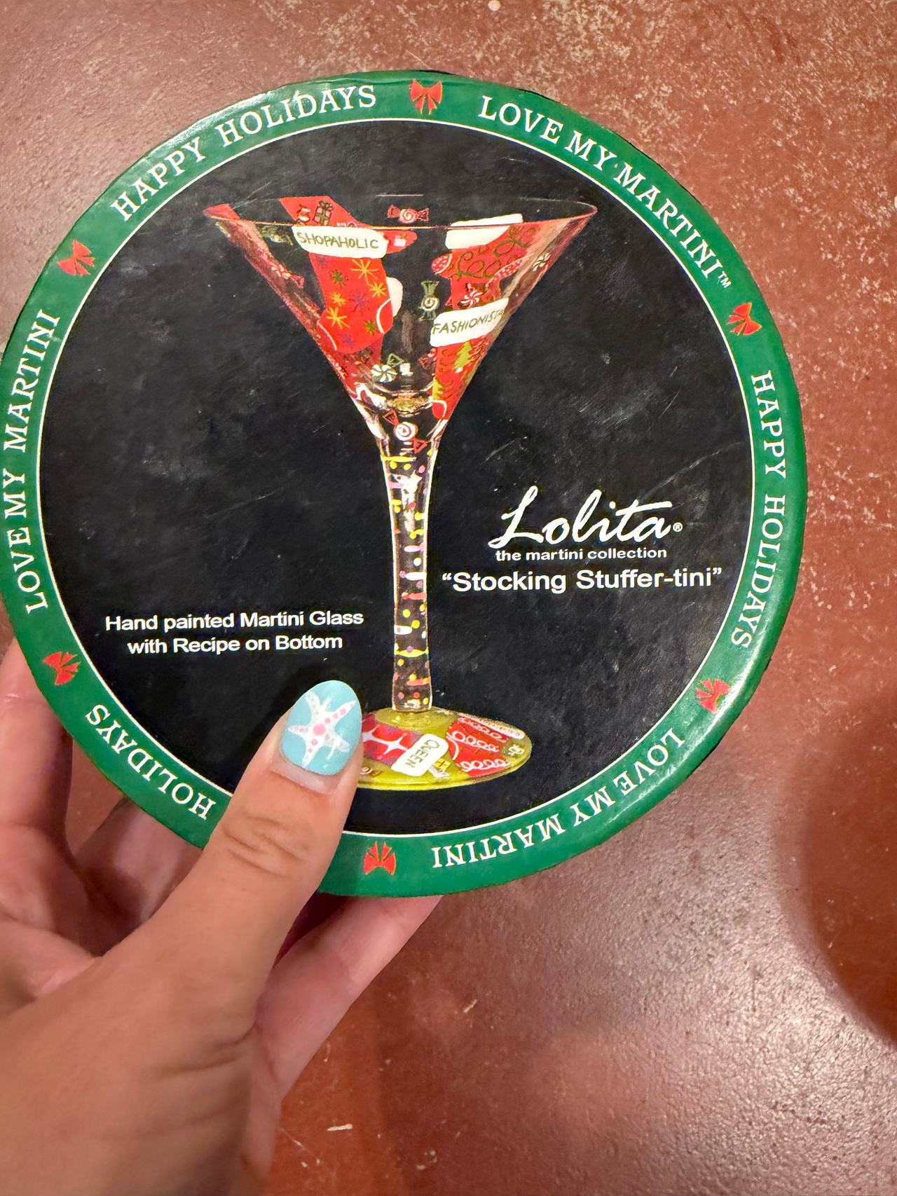 Lolita Stocking Stuffer-tini Martini Glass