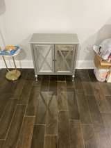 Hollywood Silver Mirrored Accent Cabinet - Image 2