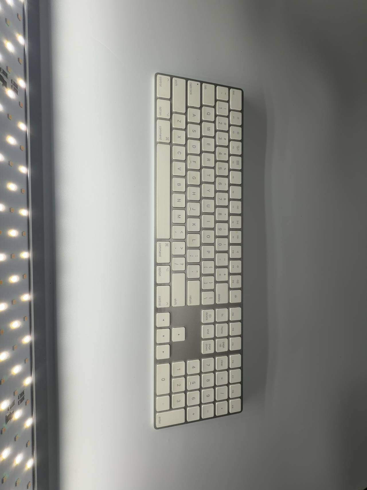 Apple Magic Keyboard with Numeric Keypad Silver/White