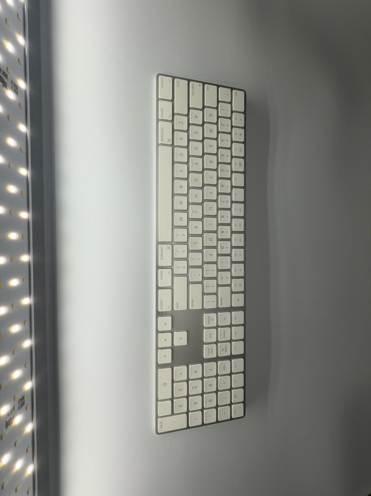 Apple Magic Keyboard with Numeric Keypad Silver/White