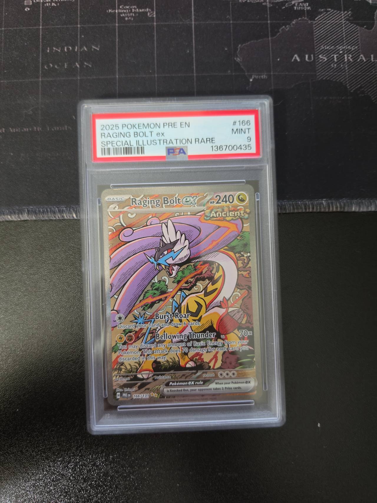 Pokémon TCG Raging Bolt ex Temporal Forces 208/162 PSA 9