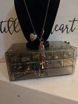 VCLM Brass Tone Heart Locket Necklace - Image 8