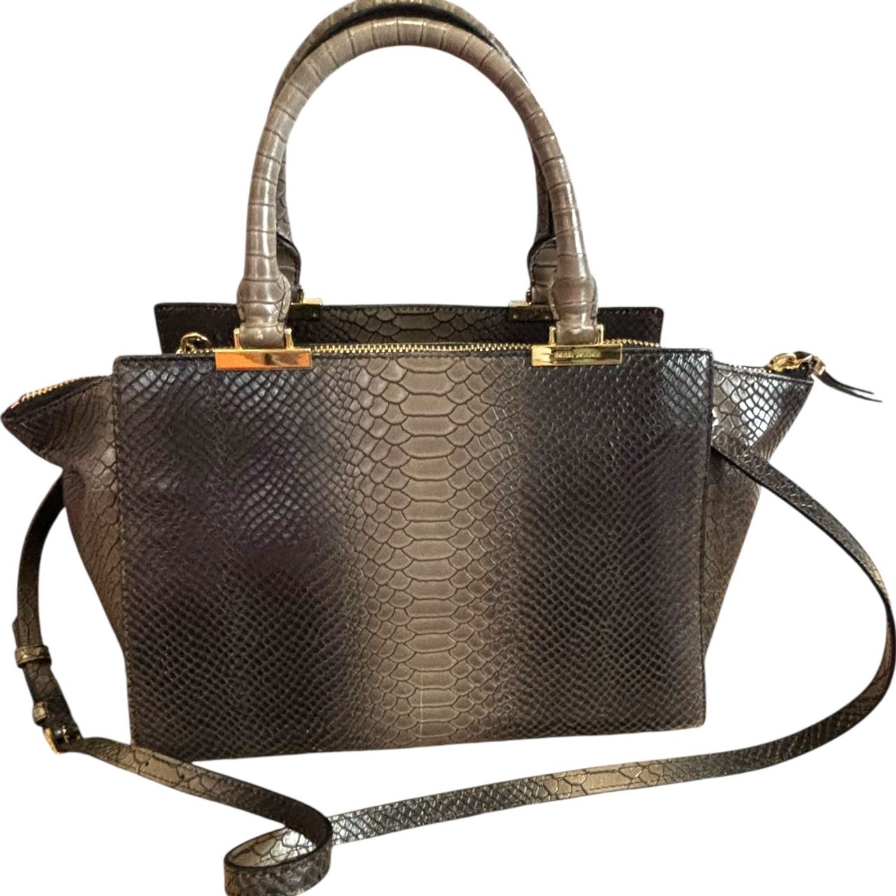 Henri Bendel Python Snake Skin Crossbody Shoulder Bag