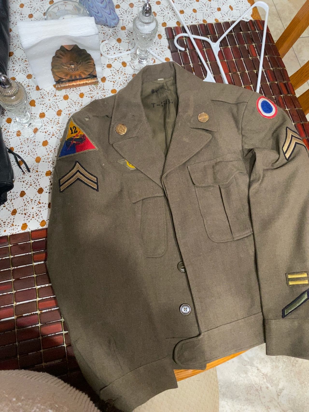 US Army WWII Ike Jacket Vintage Field Jacket