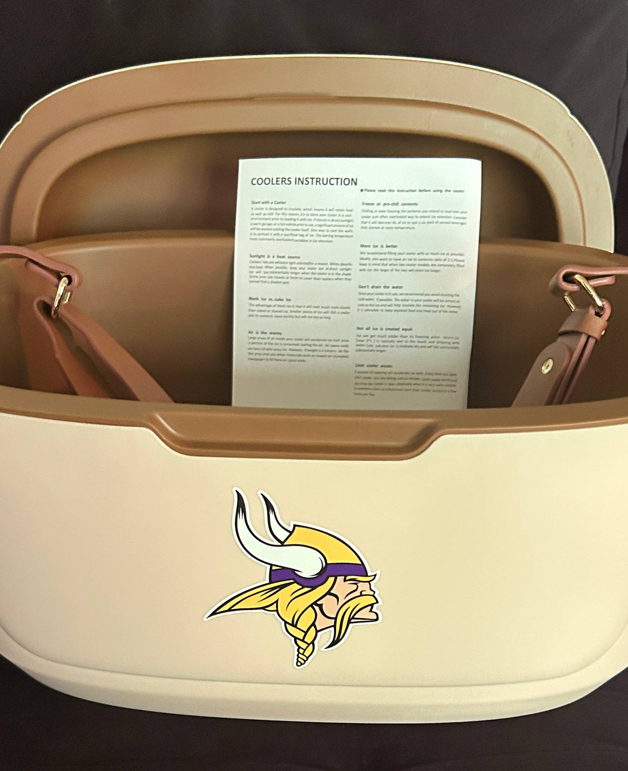 Bogg Bag Brrr Large Cooler Insert Minnesota Vikings